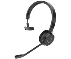 Jabra Evolve 65 TE UC Mono Link390a Belaidės ausinės, Bluetooth, USB-A, Charging Stovas, Juoda