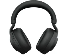 Jabra Evolve2 85 MS Stereo Link380c Belaidės/Laidinės ausinės Bluetooth, 3.5mm jack, Stovas, Juoda