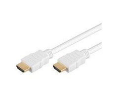 Goobay Kabelis HDMI-HDMI 19pol kištukai 1.5m (HDMI 1.4), baltas
