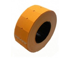 Aurika Kainų etiketės 21.5x12mm , oranžinės, stačiakampės 5 vnt./pak.