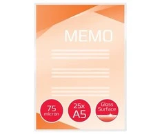 Laminavimo vokeliai GBC A5, 75 mic, skaidrūs, pak. (25 vnt.)