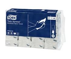 Rankšluostis TORK XPRESS Multifold 471146, 2 sl., 23,4 x 21,3 cm, balta sp. su lapų raštais