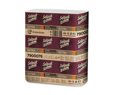 Selpak Professional Popierinis rankšluostis SELPAK, PRO Extra Z-Fold dispenseriui, 2 sluoksnis, 200 lapelių
