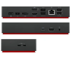 Lenovo ThinkPad Universal USB-C Dock 40AY0135EU Jungčių stotelė, Juoda