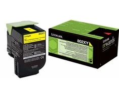 Lexmark 802YX (80C2XY0) Return, geltona kasetė
