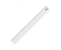 Liniuotė Forpus, plastikinė, skaidri, 30cm