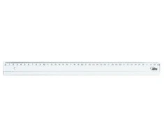Liniuotė Forpus, plastikinė, skaidri, 40cm