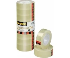 3M Lipni juostelė SCOTCH 550, 19 mm x 33 m, ypač skaidri