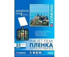 Lipni plėvelė Lomond Inkjet Film Self Adhesive Balta Blizgi A4, 25 lapai