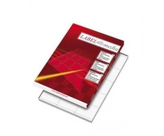 Lipnios etiketės LabelMedia, A4, baltos, 105x74 mm, baltos, (8) (100)