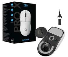 Logitech G PRO X SUPERLIGHT Belaidė žaidimų pelė, RF belaidė, 25600 DPI, Balta
