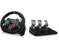 Logitech G29 Driving Force Žaidimų vairas ir pedalai + G435 Ausinės, skirta PC, PS3, PS4, PS5, Juoda