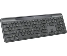 Logitech Signature Slim Solar+ K980 verslui Belaidė klaviatūra, RF+Bluetooth, JAV tarptautinis, grafito spalvos