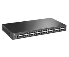 TP-Link JetStream 48-Port Gigabit L2 Managed Šakotuvas su 4 SFP jungtimis