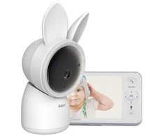 Mobili auklė ARENTI, kamera su nešiojamu LCD ekranu, 3MP 2K UHD, valdoma PTZ 355 laipsnių kampu