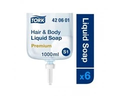 Skystas muilas TORK PREMIUM HAIR and BODY 1l, 420601
