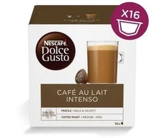 Nescafe Dolce Gusto Café Au Lait Intenso kava 16 kapsulių dėžutėje