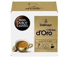 Nescafe Dolce Gusto Dallmayr CREMA d'Oro kava, 16 kapsulių dėžutėje