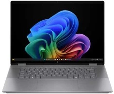 Nešiojamas kompiuteris HP OmniBook X Flip 16-ar0007nn AMD Ryzen AI 5 340 16'' 2K WUXGA Touch 16GB 512GB W11H, Meteor Sidabrinis