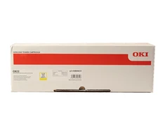 OKI C822 dažų kasetė geltona standartinė talpa 7 300 puslapių 1 pakuotė Geltona toner C822 series (7,3 K)
