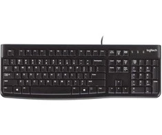 Pelė Logitech K120 Laidinė klaviatūra USB-A US Int, Juoda (SPEC)