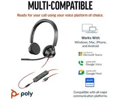 Ausinės HP Poly Blackwire 3325 – Blackwire 3300 serija