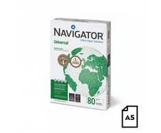 Popierius NAVIGATOR UNIVERSAL, A5, 80 g/m2, 500 lapų