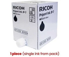 Ricoh JP-7 (817219) Rašalinė kasetė, Juoda (1 vnt)