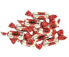 Saldainiai Raudonoji aguona, 1kg
