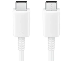 Samsung EP-DN975 USB-C Male į USB-C Male Kabelis (5A) 1m, Balta