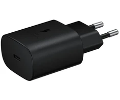 Samsung EP-TA800 Super Fast Charging 25W Įkroviklis USB-C + Kabelis USB-C, Juoda