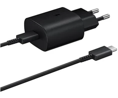 Samsung EP-TA800 Super Fast Charging 25W Įkroviklis USB-C + Kabelis USB-C, Juoda