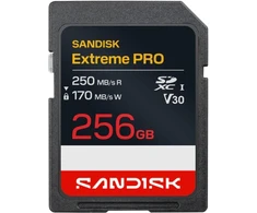 SanDisk Extreme PRO SDXC Atminties kortelė 256GB UHS-I