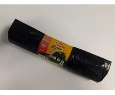 Šiukšlių maišai, 350L/5vnt., 60 mikr., juodi