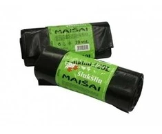 Šiukšlių maišai Plasta, 20l/20vnt., 20mikr., juodi