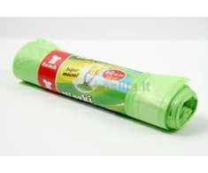 Kuchcik Šiukšlių maišai užrišami, 60l/10vnt., HDPE, žali