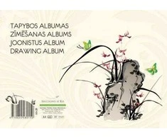 Tapybos albumas SMLT, A4, 150 g, klijuotas, (40) 0708-204