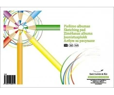 Piešimo albumas SMLT, A4, 120 g/m2, 30 lapų