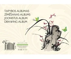 Tapybos albumas SMLT, A4, 150 g, klijuotas, (40) 0708-204