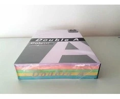 Spalvotas popierius Double A, 80g, A4, 100 lapų, Rainbow 3, 5 spalvų