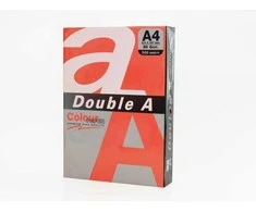Spalvotas popierius Double A, 80g, A4, 500 lapų, Raudona