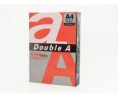 Spalvotas popierius Double A, 80g, A4, 500 lapų, Raudona