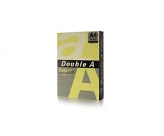 Spalvotas popierius Double A, 80g, A4, 500 lapų, Sviestas
