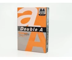 Double A Spalvotas popierius Dvigubas A, 80g, A4, 500 lapų, Šafraninis