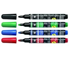 Stanger Permanentiniai žymekliai M235, 1-3 mm, 4 spalvų rinkinys 712012