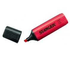 Stanger Teksto žymeklis 1-5 mm, raudonas, pakuotėje 10 vnt. 180003000