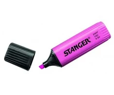 Stanger Teksto žymeklis 1-5 mm, rožinis, pakuotėje 10 vnt. 180004000