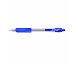 Stanger Tušinukas 1.0 Softgrip retractable, mėlynas, 1vnt. 18000300038