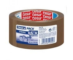 Pakavimo juosta Tesa Strong, 50mmx66m, ruda 1115-017