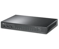 TP-Link 8-Port 10/100Mbps + 3-Port Gigabit Desktop Šakotuvas su 8-Port PoE+